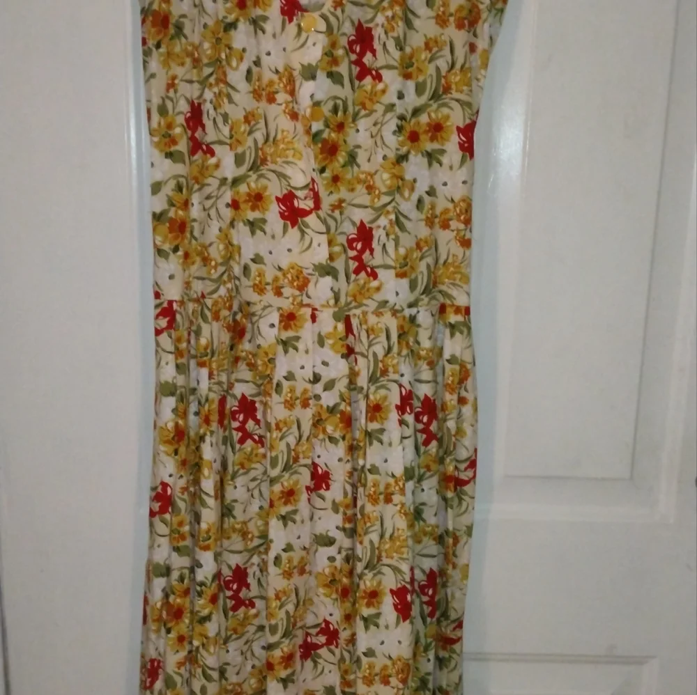 VINTAGE RUSTIC COLOR DRESS - Picture 8 of 9